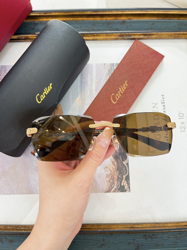 Cartier Sunglasses AAAA-6187