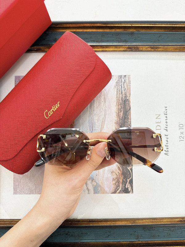 Cartier Sunglasses AAAA-5879