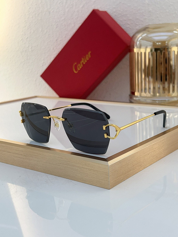Cartier Sunglasses AAAA-6619