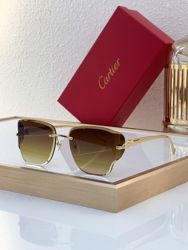 Cartier Sunglasses AAAA-6774