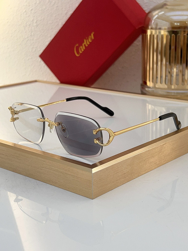 Cartier Sunglasses AAAA-6841