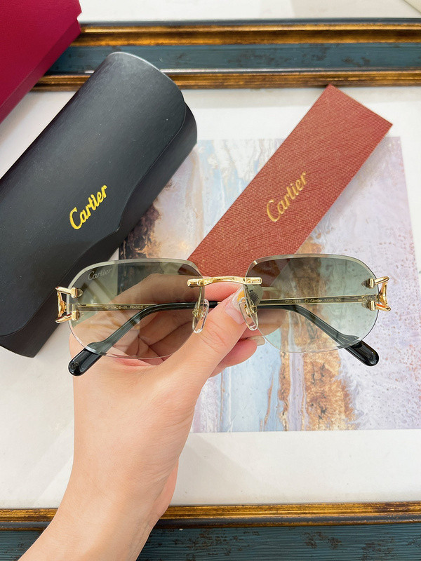 Cartier Sunglasses AAAA-6055