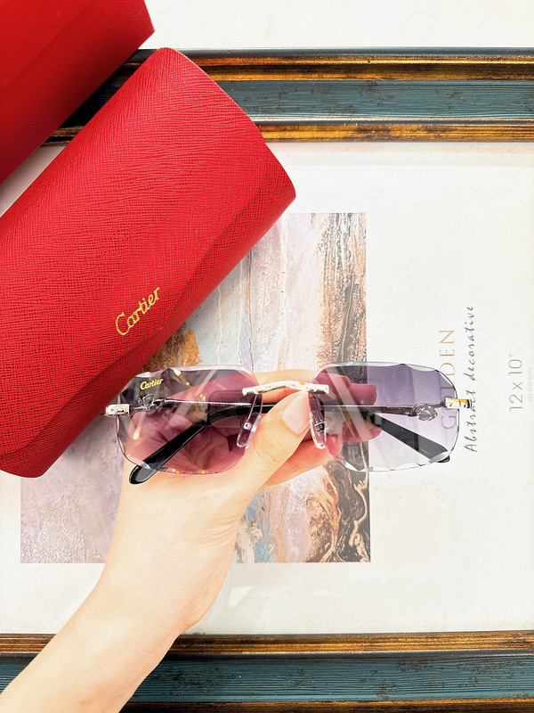 Cartier Sunglasses AAAA-5945