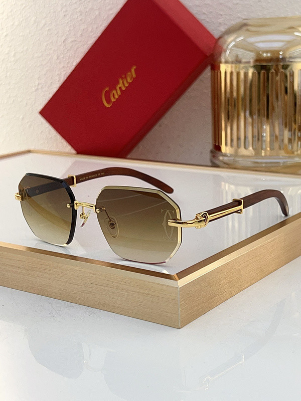 Cartier Sunglasses AAAA-6263