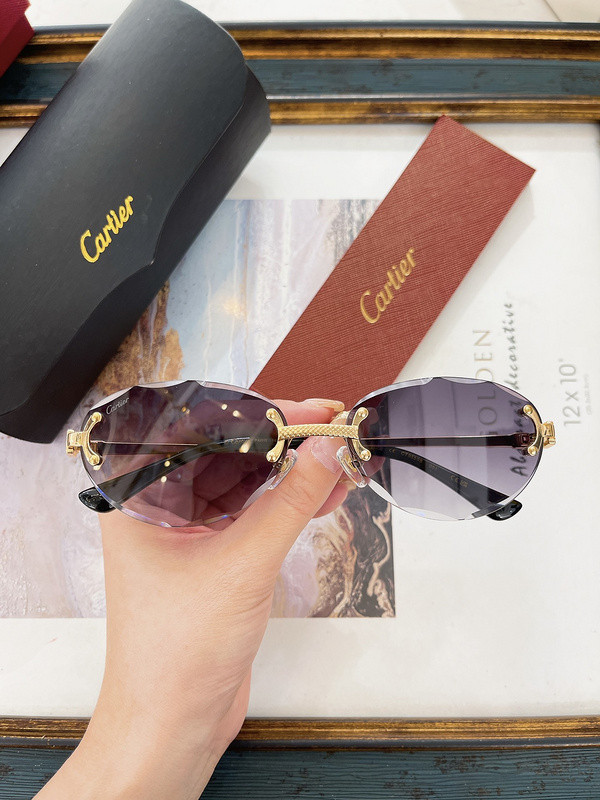 Cartier Sunglasses AAAA-6141