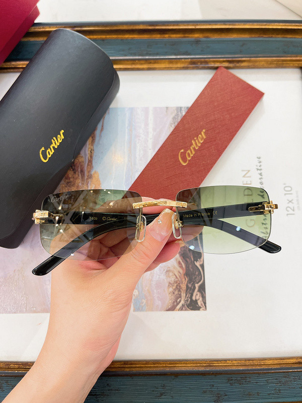 Cartier Sunglasses AAAA-5883