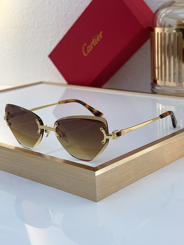 Cartier Sunglasses AAAA-6807