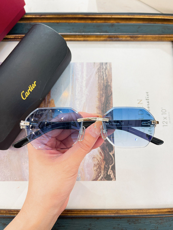 Cartier Sunglasses AAAA-6019
