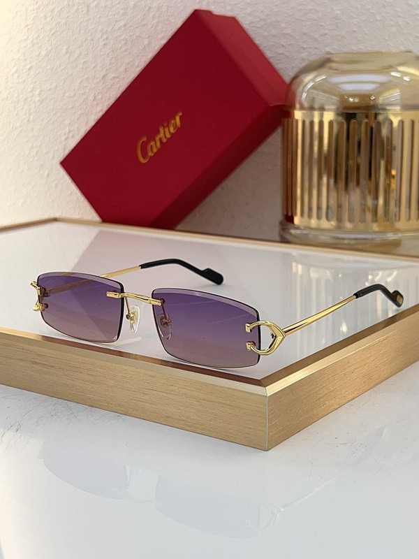 Cartier Sunglasses AAAA-6589