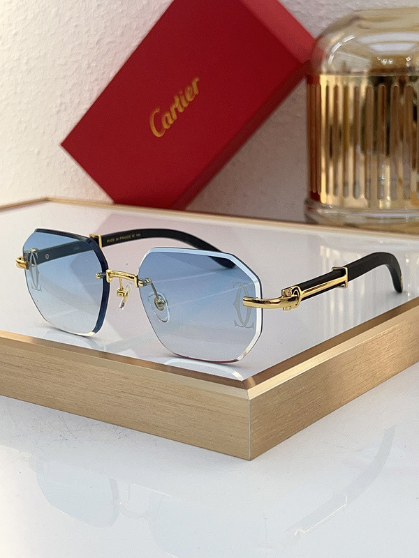 Cartier Sunglasses AAAA-6261