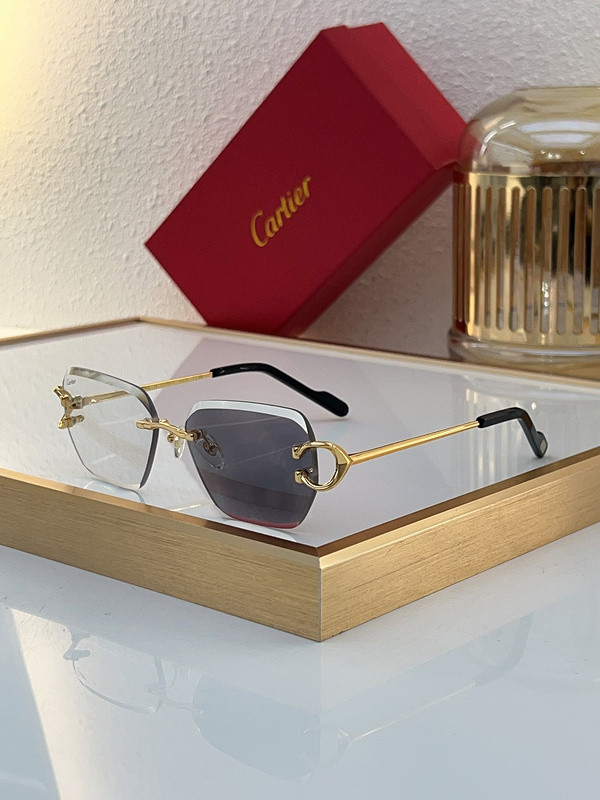 Cartier Sunglasses AAAA-6832