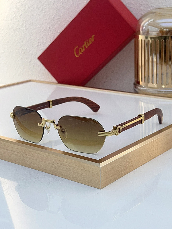 Cartier Sunglasses AAAA-6408