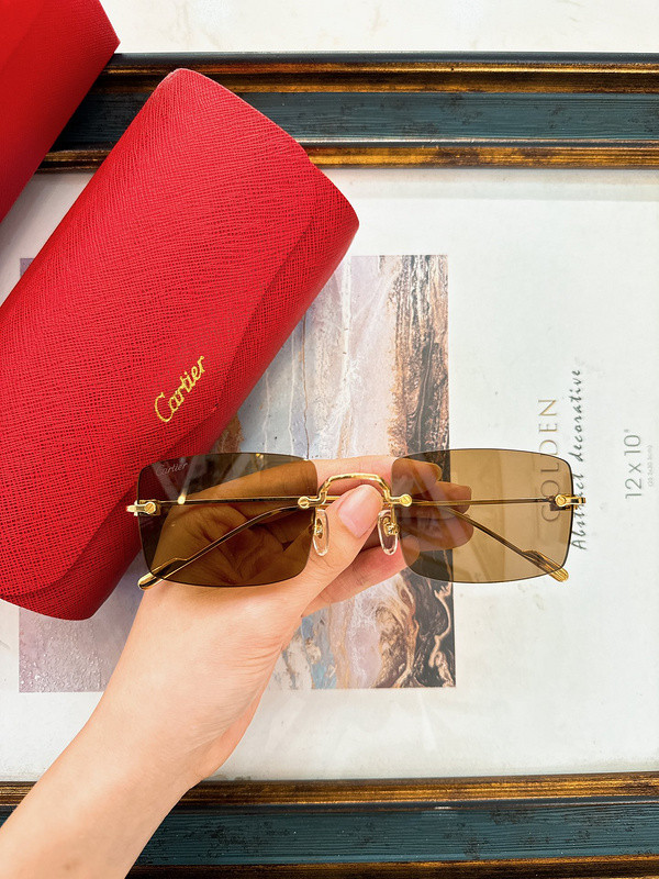 Cartier Sunglasses AAAA-5992