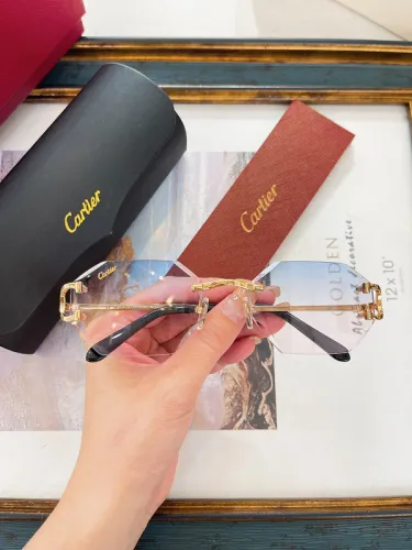 Cartier Sunglasses AAAA-5898