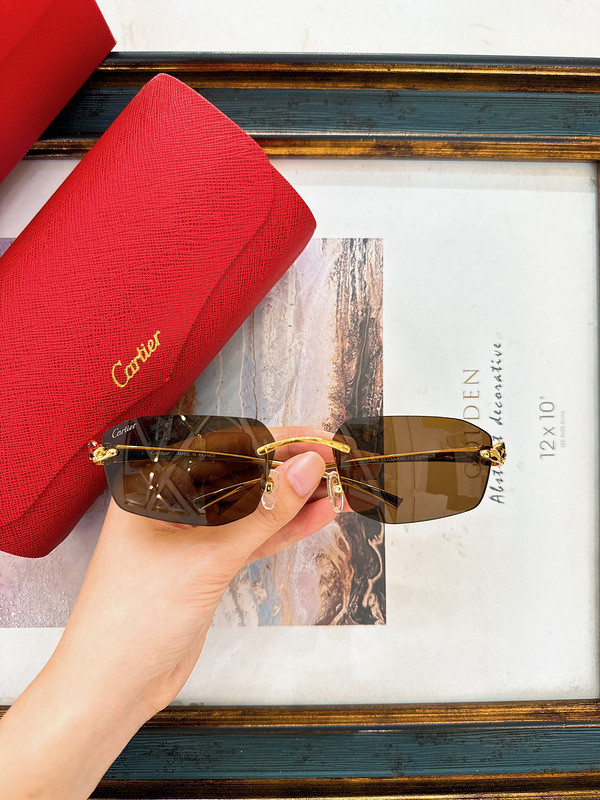 Cartier Sunglasses AAAA-6090