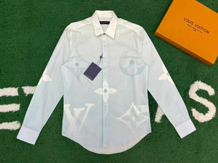 LV Shirt High End Quality-1154