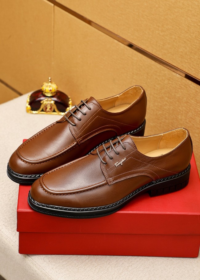 Ferragamo Men shoes 1：1 quality-437