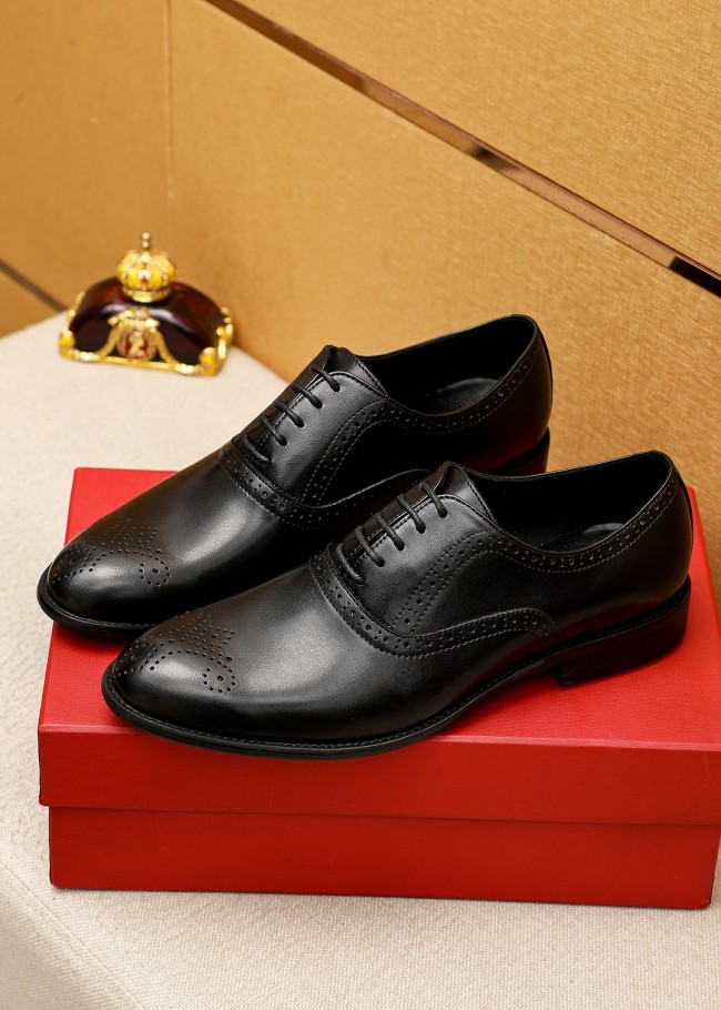 Ferragamo Men shoes 1：1 quality-446