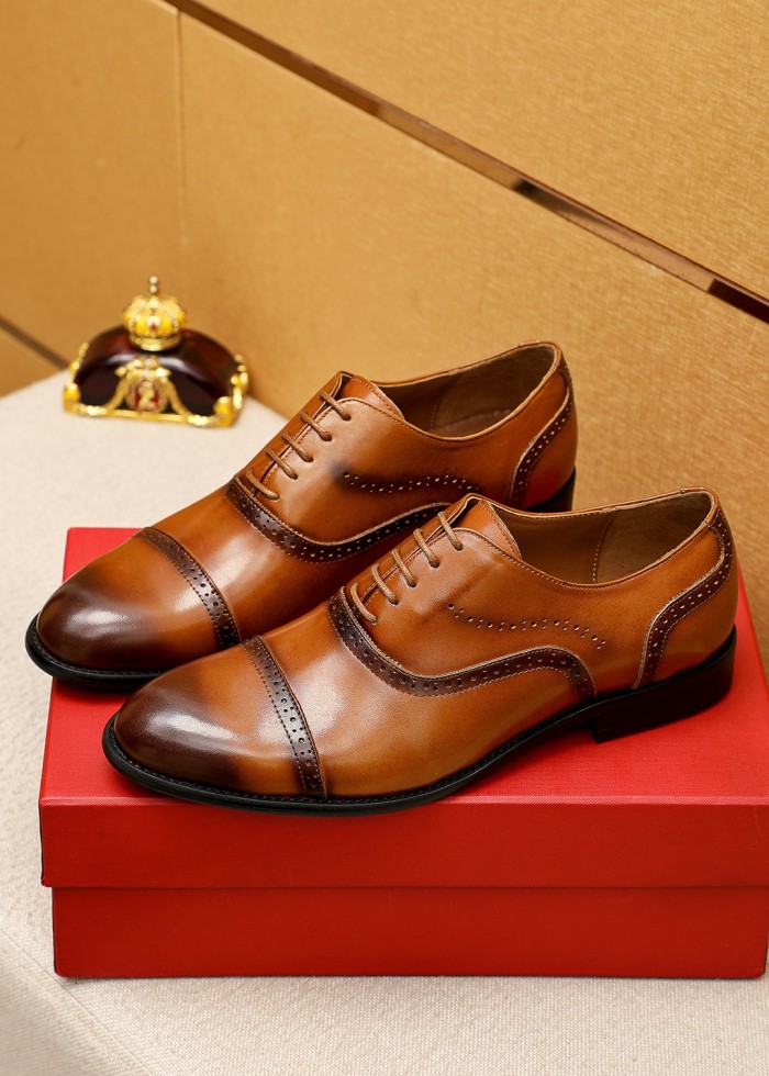 Ferragamo Men shoes 1：1 quality-443