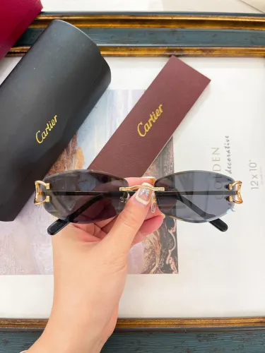 Cartier Sunglasses AAAA-7445