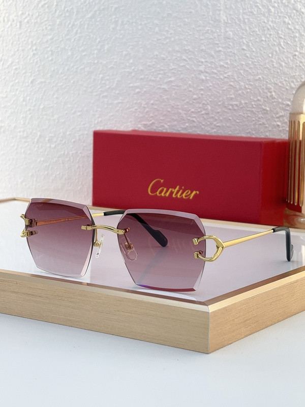 Cartier Sunglasses AAAA-7266