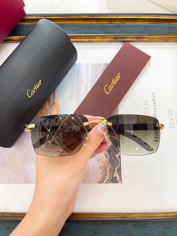 Cartier Sunglasses AAAA-7059