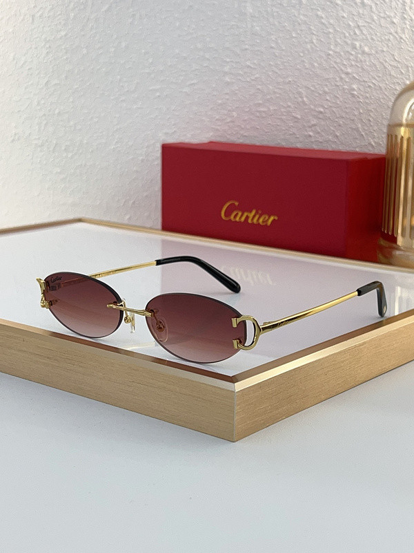 Cartier Sunglasses AAAA-6979