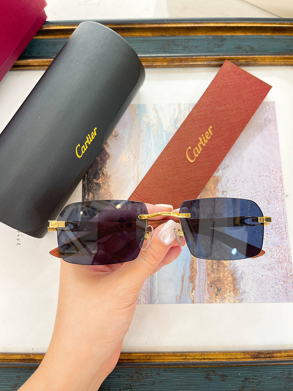 Cartier Sunglasses AAAA-7257
