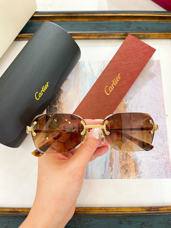 Cartier Sunglasses AAAA-7357