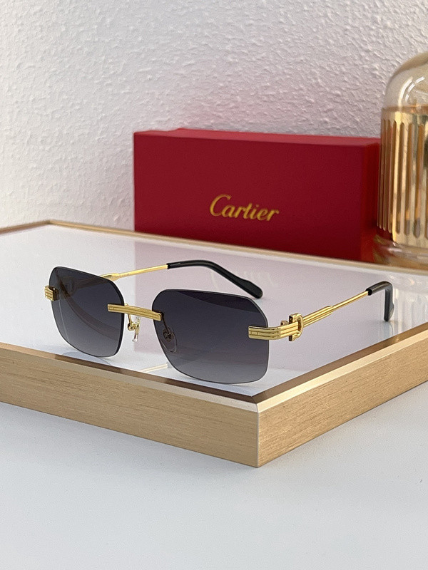 Cartier Sunglasses AAAA-7076