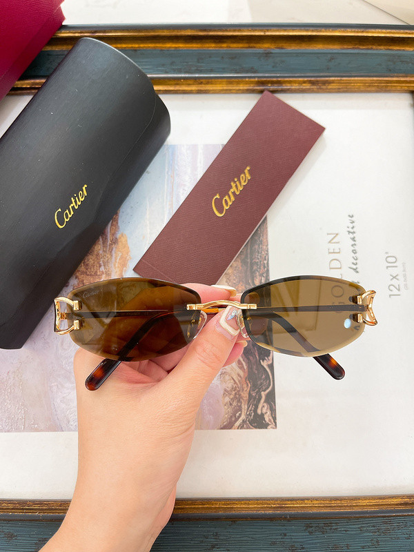 Cartier Sunglasses AAAA-7446