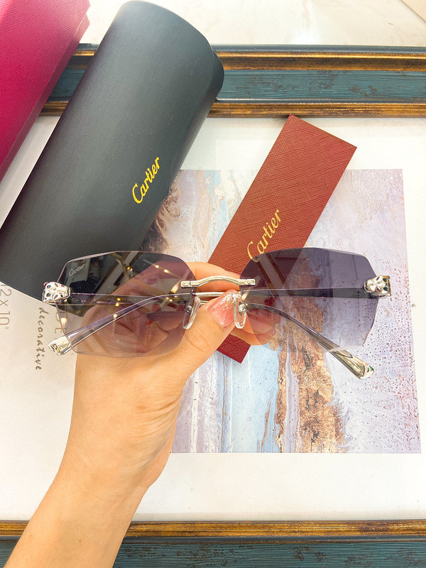 Cartier Sunglasses AAAA-7417