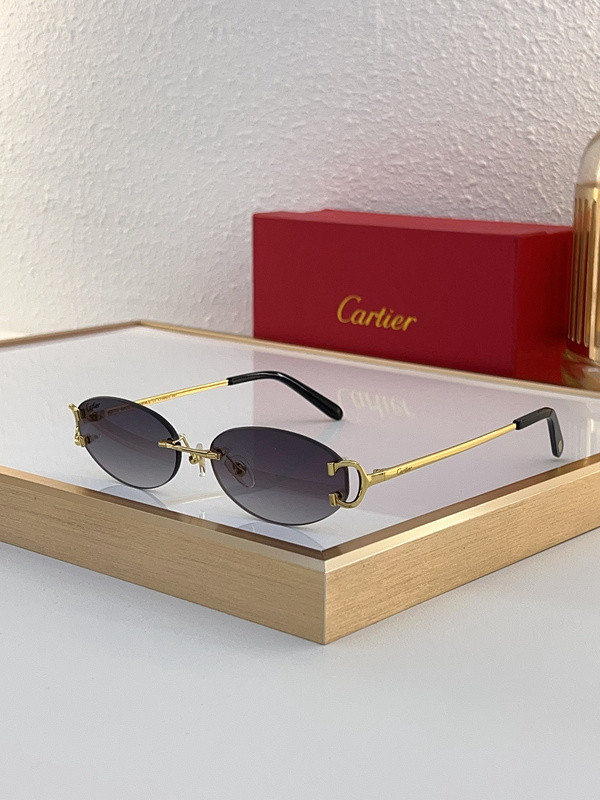 Cartier Sunglasses AAAA-6986