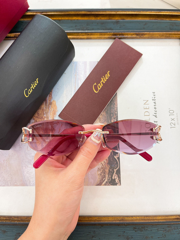 Cartier Sunglasses AAAA-7443