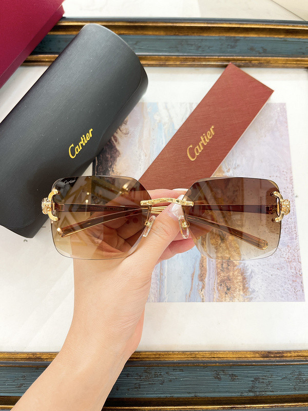 Cartier Sunglasses AAAA-7481