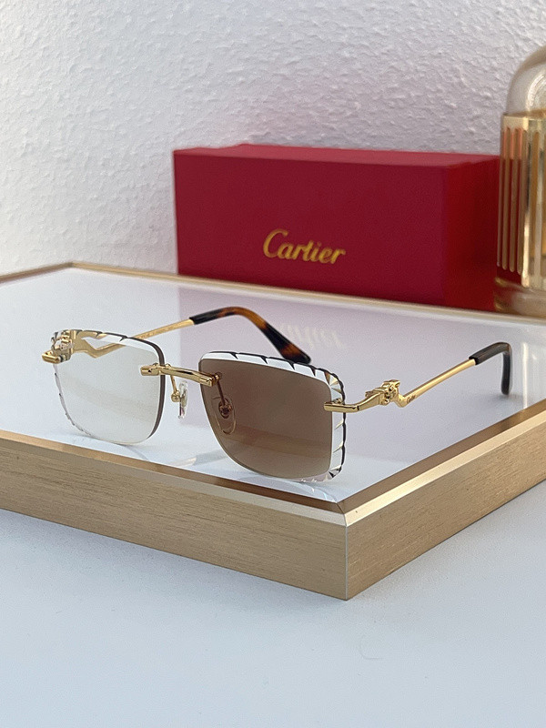 Cartier Sunglasses AAAA-7036