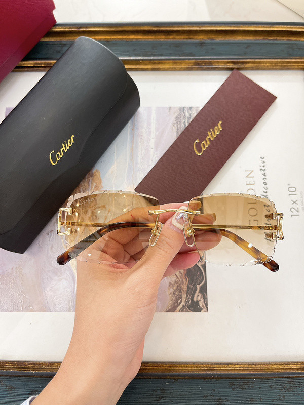 Cartier Sunglasses AAAA-7014
