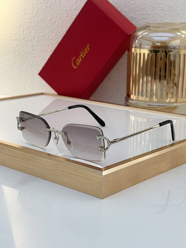 Cartier Sunglasses AAAA-6991