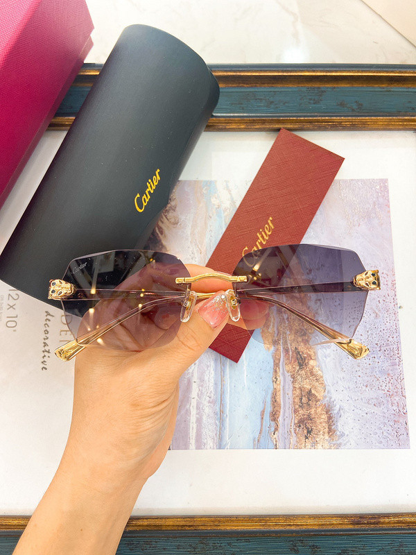 Cartier Sunglasses AAAA-7421