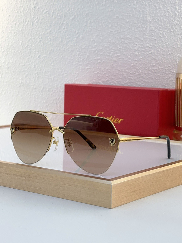 Cartier Sunglasses AAAA-7496