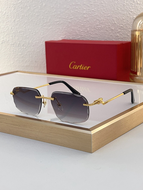 Cartier Sunglasses AAAA-7041