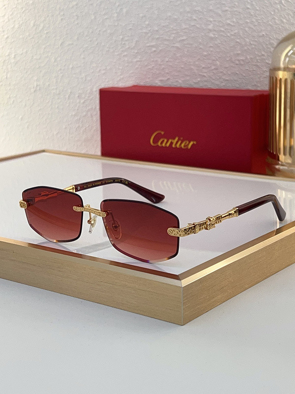 Cartier Sunglasses AAAA-7447