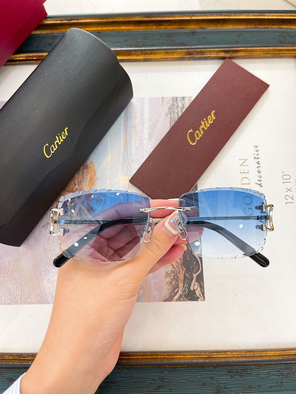 Cartier Sunglasses AAAA-7016