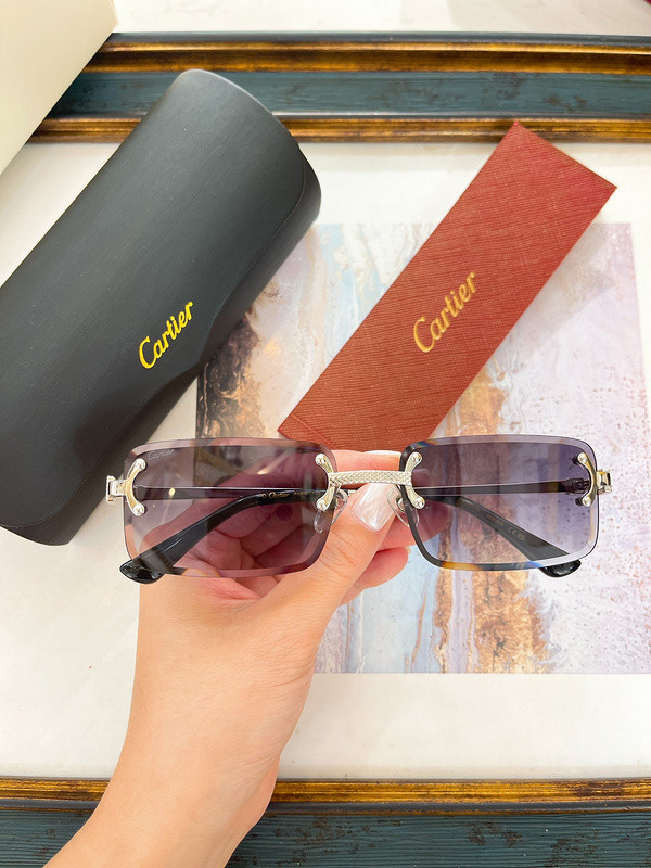 Cartier Sunglasses AAAA-7379
