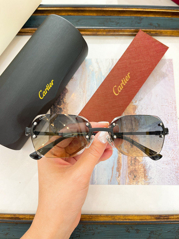 Cartier Sunglasses AAAA-7356
