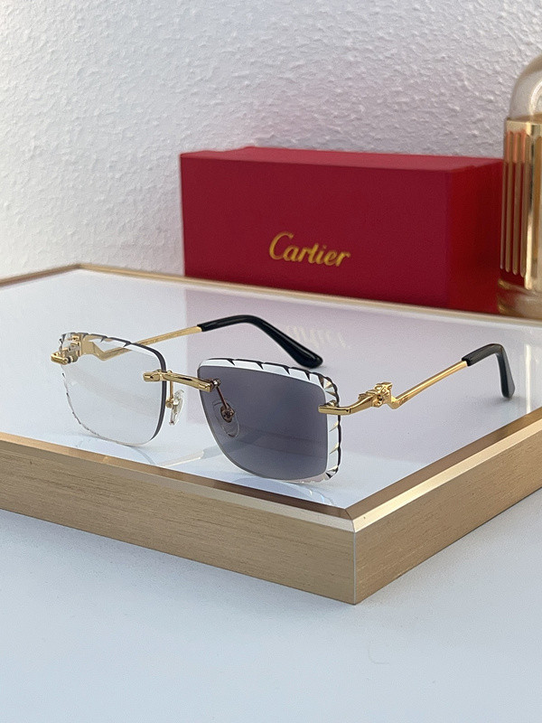 Cartier Sunglasses AAAA-7029