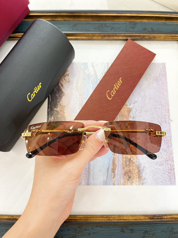 Cartier Sunglasses AAAA-7194