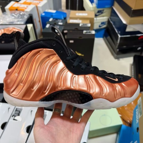 Authentic Nike Air Foamposite One Metallic Copper 2024