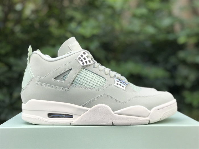 Authentic Air Jordan 4 Seafoam Sail