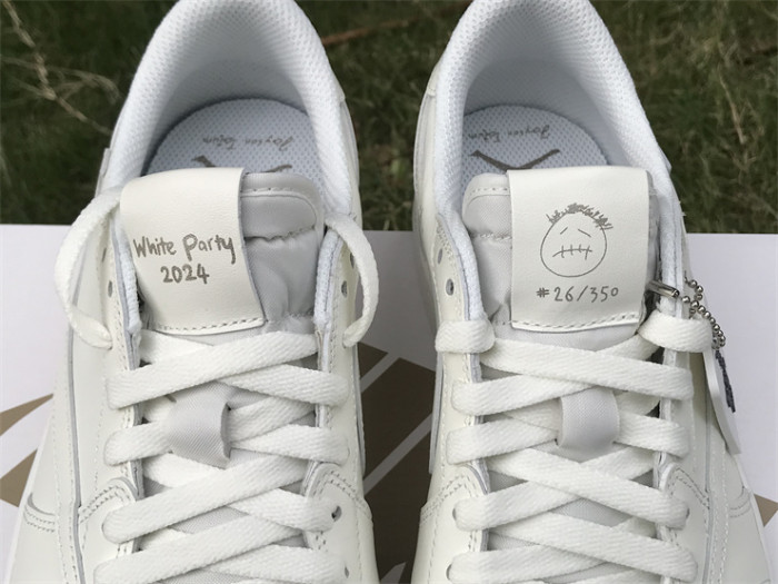 Authentic Travis Scott X Air Jordan 1 Retro Low OG SP White Party